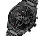Hugo Boss Men's 44mm Pioneer Steel Sports Watch - Black
