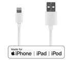 2x Aerocool 3m USB Lightning Sync/Charging Cable MFI for iPhone X XR Max 8 7 6 5