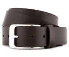 Morrissey Men's Leather Belt & Wallet Gift Set - Brown