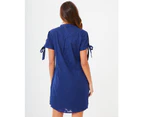 Calli Women's Danielle Shirt Dress - Navy