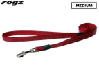 Rogz Utility Snake Medium Dog Lead - Red