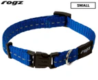 Rogz Utility Nitelife Small Dog Collar - Blue