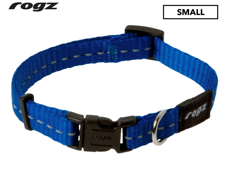 Rogz Utility Nitelife Small Dog Collar - Blue