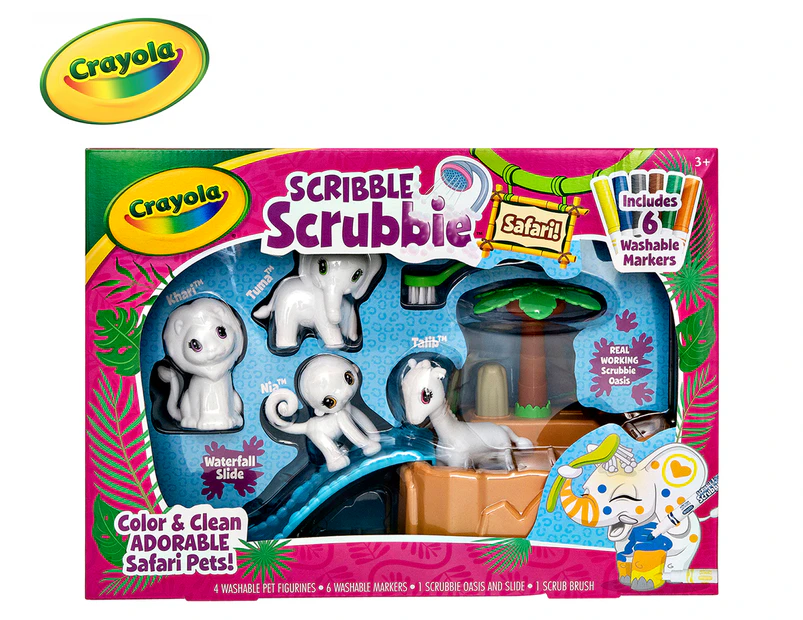 Crayola Scribble Scrubbies Safari Tub Set