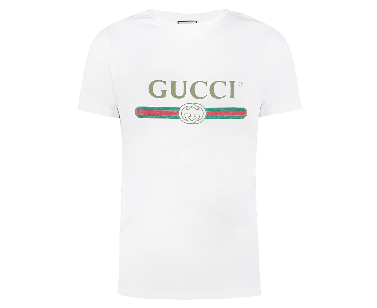 Gucci Men's Oversize Washed Tee / T-Shirt / Tshirt w/ Gucci Logo ...
