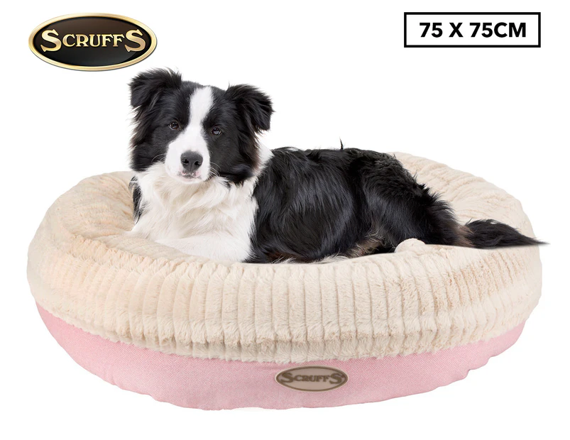Scruffs 75cm Ellen Donut Pet Bed - Pink