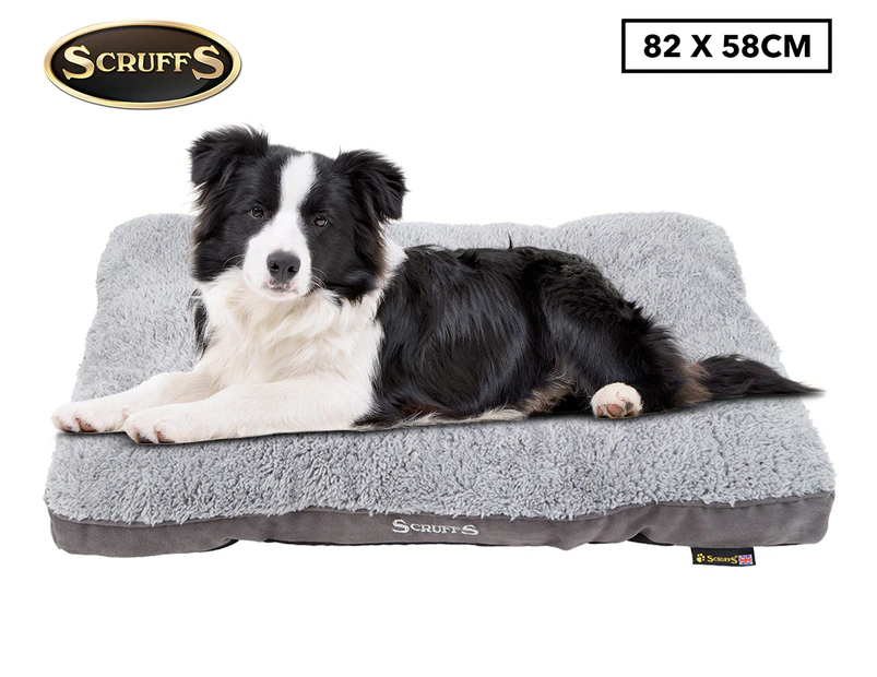 Scruffs 82x58cm Cosy Mattress Pet Bed - Grey