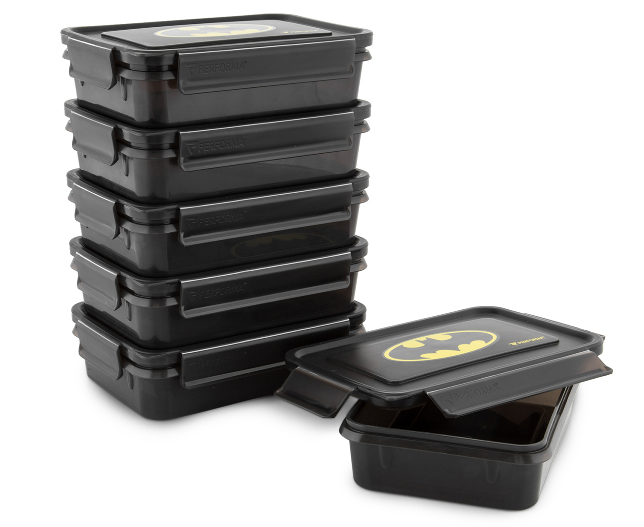 Performa 6 Meal Prep and Fitness Bag - Batman - Includes six pack of  containers