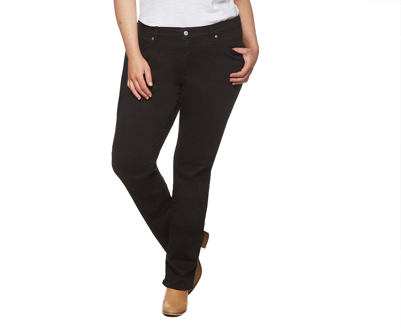 Levi's Women's Classic Straight Jeans - Soft Black | Catch.co.nz