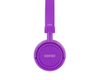 Edifier H650 On-Ear Headphones - Foldable and Lightweight Headphone - Purple / Violet