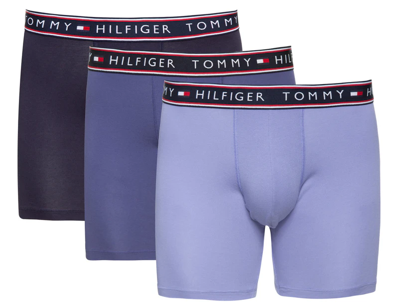 Tommy Hilfiger Men's Cotton Stretch Boxer Brief 3-Pack - Persian