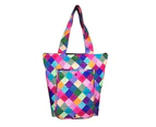 2PK Sachi 40cm Insulated Thermal Cooler Shopping Bag Market Tote Harlequin