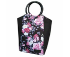 2PK Sachi Insulated Lunch Carry Tote Picnic Storage Portable Bag Midnight Floral