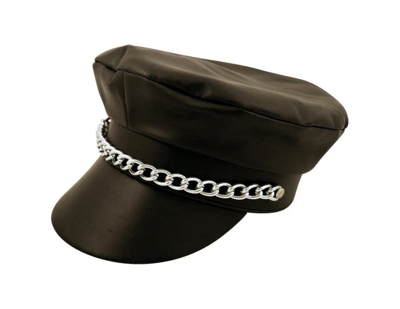 Henbrandt Unisex Biker Hat (Black) - SG11347