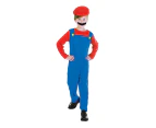 Bristol Novelty Childrens/Boys Plumber Costume (Red/Blue) - BN271