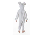 Bristol Novelty Childs/Kids Plush Mouse Costume (White) - BN1856