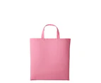 Nutshell Cotton Short Handle Shopper (Pastel Pink) - RW7109