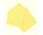 Belledorm 200 Thread Count Cotton Percale Flat Sheet (Lemon) - BM119