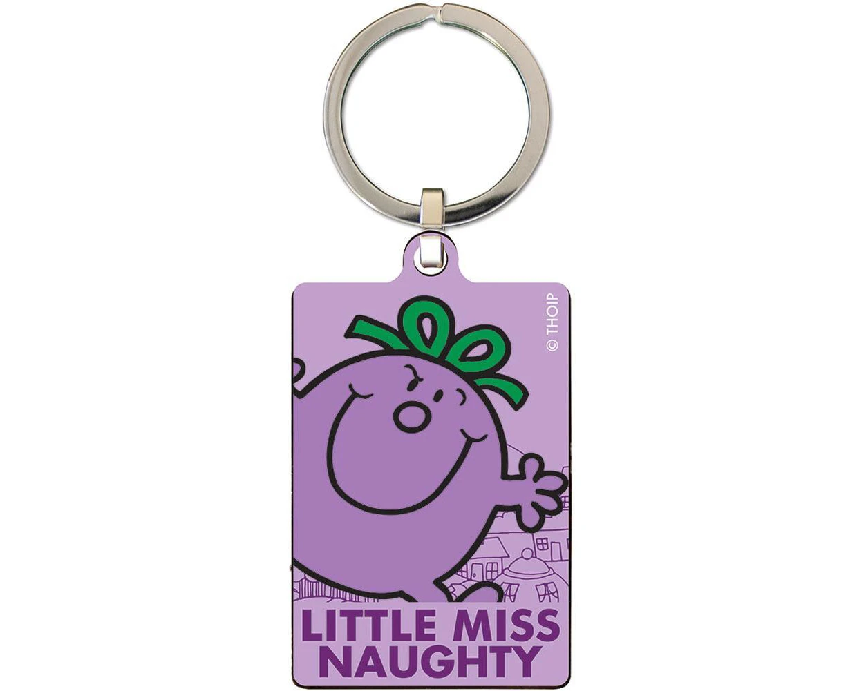 Little Miss Naughty Key Ring (Purple) - TA4148