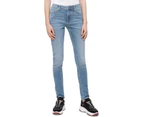 Calvin Klein Jeans Womens Denim Mid-Rise Slim Leg Jeans