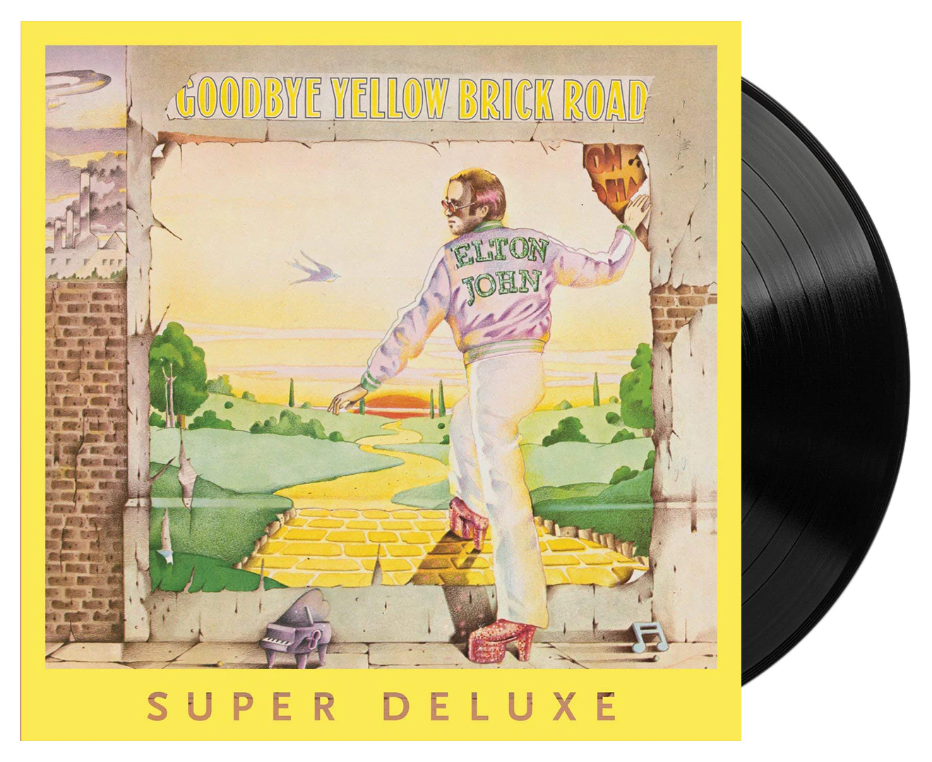 Elton John Goodbye Yellow Brick Road VINYL 2 LP trifold sleeve