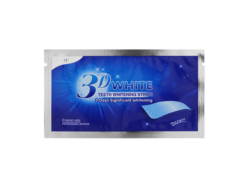 1Pc 3D Teeth Whitening Strips Teeth Dental Whitening Cleaning Double Elastic Gel Strips Dental Whitening Tools