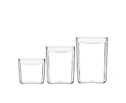 ClickClack Pantry Cube Container Large Set of 3