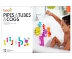 Boon Baby Bath Toy Bundle Set (Pipes Tubes Cogs) 6