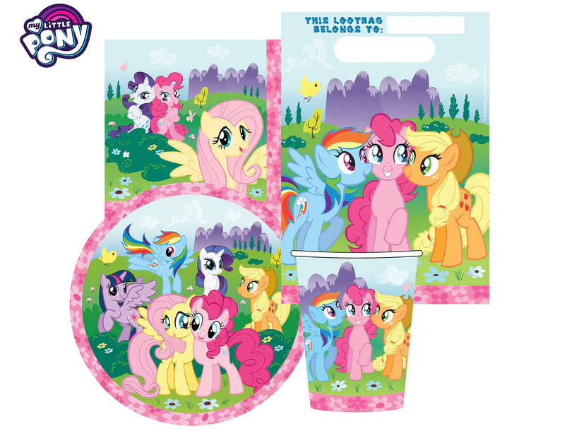 My Little Pony 40-Piece Friendship Party Pack Servingware