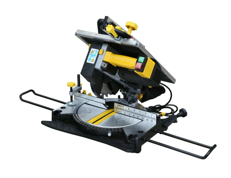 PRO Mitre Saw Table Saw Combo Electric Bench Drop Saw Extension 210mm 2 in 1