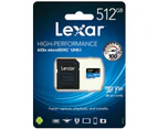 Lexar Micro SD 512GB 633x SDXC A1 V30 95MB/s Mobile Phone Tablet Memory Card