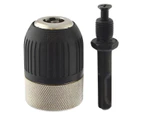 AB Tools 13mm Twist 1/2" x 20 UNF Keyless Drill Chuck With SDS Adapter Cordless AT038