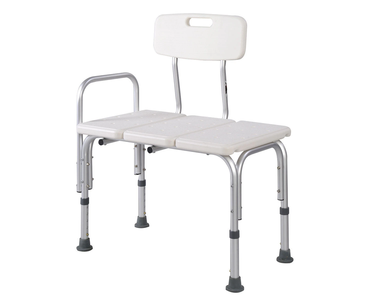 Adjustable Shower Chair Seat Stool Bathroom Bath Transfer Bench Aid Aluminium