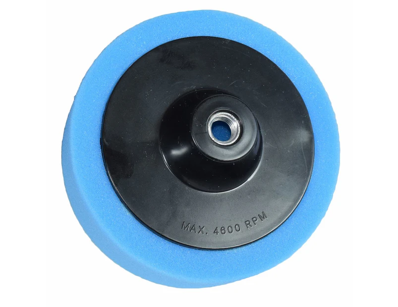 AB Tools Blue Sponge M14 Medium 150mm Polishing Mop Sponge Buffing Wheel Polisher