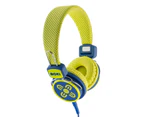 Moki Kid Safe Volume Limited Yellow & Blue Headphones