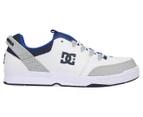 DC Shoes Men's Syntax Skate Shoes - White/Grey/Blue