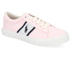 Polo Ralph Lauren Girls' Geoff Sneakers - Light Pink Canvas