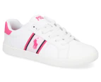 Polo Ralph Lauren Girls'  Quigley Smooth Shoes - White