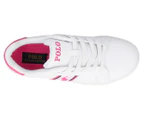 Polo Ralph Lauren Girls'  Quigley Smooth Shoes - White