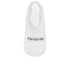 Firetrap Women 3 Pack Invisible Socks Ladies - White