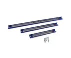 AB Tools 3pc Magnetic 8/12/18" Strip Rail Bar Rack Holder Spanner Wrench Socket TE895