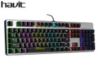 Havit RGB Backlit Wired Mechanical Gaming Keyboard - Black
