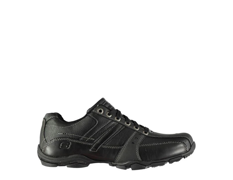 Skechers Men Lace Casual Shoe Mens - Black