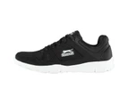 Slazenger Mens Force Mesh Running Shoes - Black/White Lace Up Breathable
