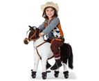 ROVO KIDS Premium Ride-On Pony on Wheels Cycle - Horse Toy Sounds Rocking Cute