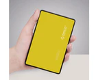 Orico External 2.5" USB 3.0 HDD/SATA/SSD Hard Disc Drive Case/Enclosure Yellow