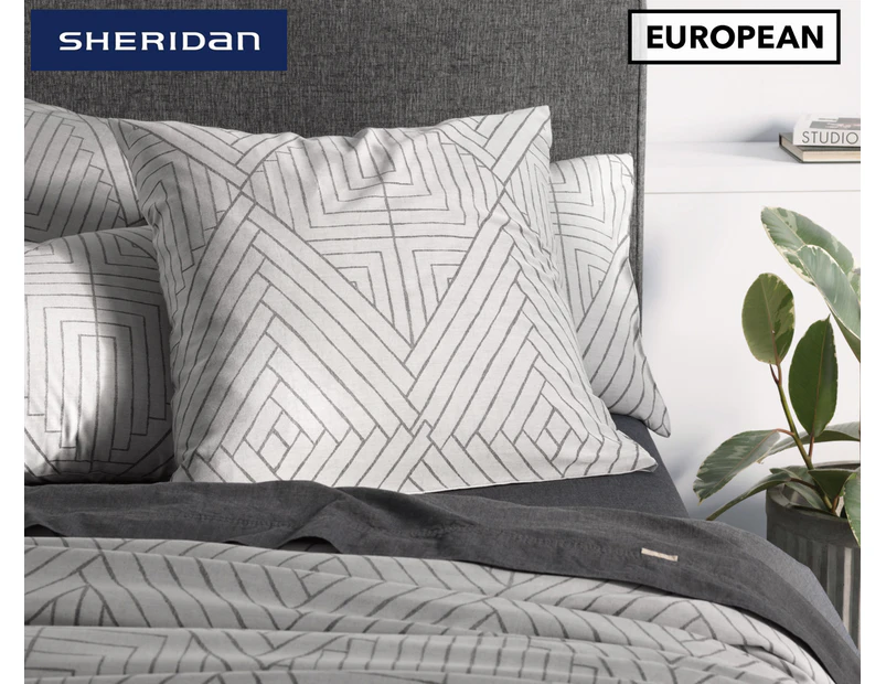 Sheridan Hentley European Pillowcase - Monochrome
