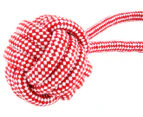 Dudley's World Of Pets Large Twisted Rope Tug & Ball - Randomly Selected