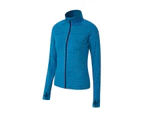 Mountain Warehouse Spirit Full-Zip Midlayer Jacket - Lightweight Summer Coat - Blue