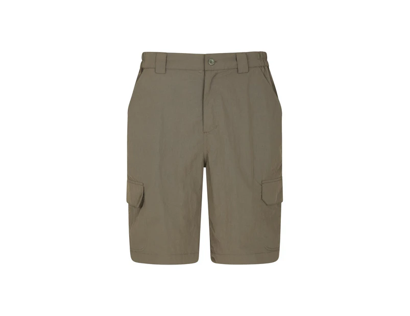 Mountain Warehouse Men Navigator Anti-Mosquito Short Technical Shorts - Dark Beige